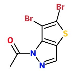 (image for) MCYD2148 1-(5,6-Dibromothieno[3,2-c]pyrazol-1-yl)ethanone